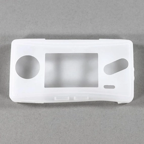 Silicone Case Soft Protective Shell for GBM Gameboy Micro Skin Cover Sleeve (White)