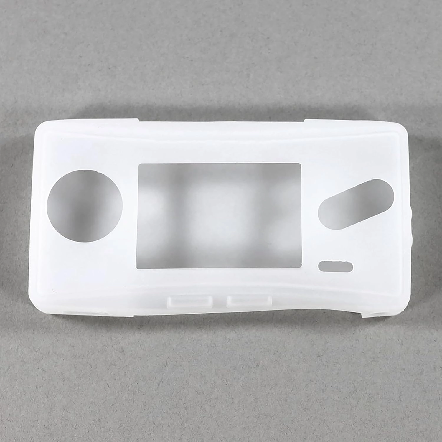 Silicone Case Soft Protective Shell for GBM Gameboy Micro Skin Cover Sleeve (White)