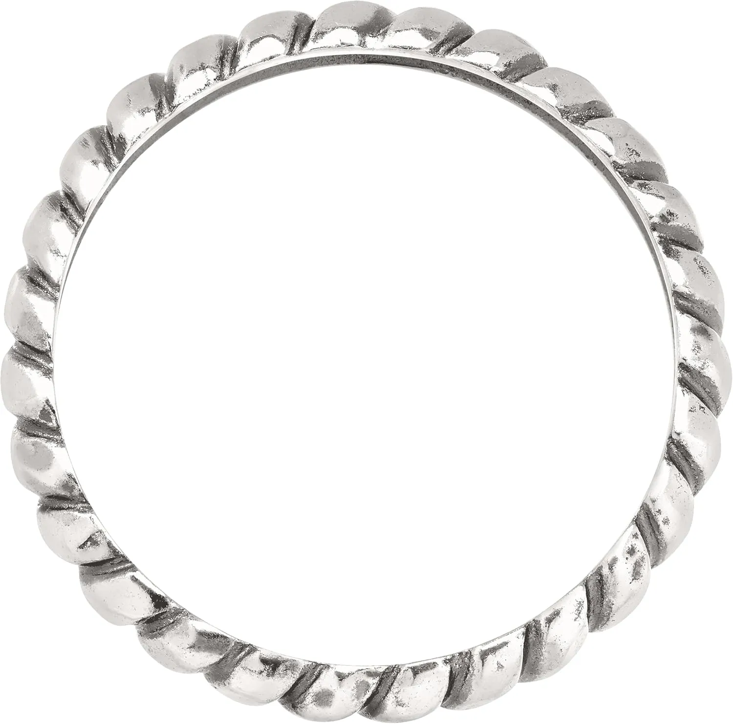 Silpada 'Belle Fleur' Twisted Stacking Ring in Sterling Silver