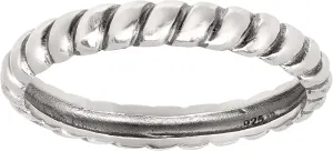 Silpada 'Belle Fleur' Twisted Stacking Ring in Sterling Silver