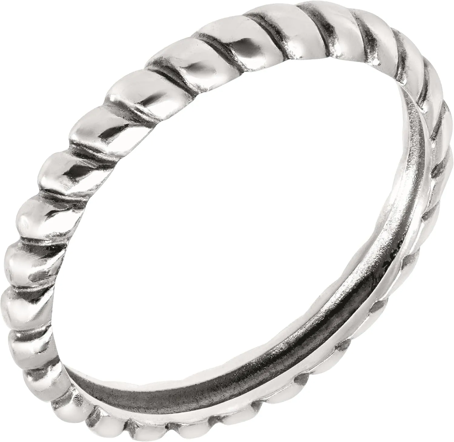 Silpada 'Belle Fleur' Twisted Stacking Ring in Sterling Silver
