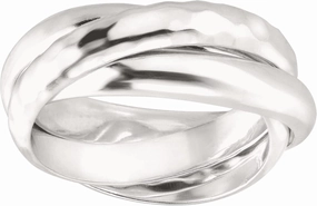 Silpada 'Showtime' Crisscross Ring in Sterling Silver