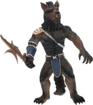 Simulated Werewolf Soldier Model Creative Ornament for Home Decoration Realistic Wildlife Figure Educational for Imagination and Play