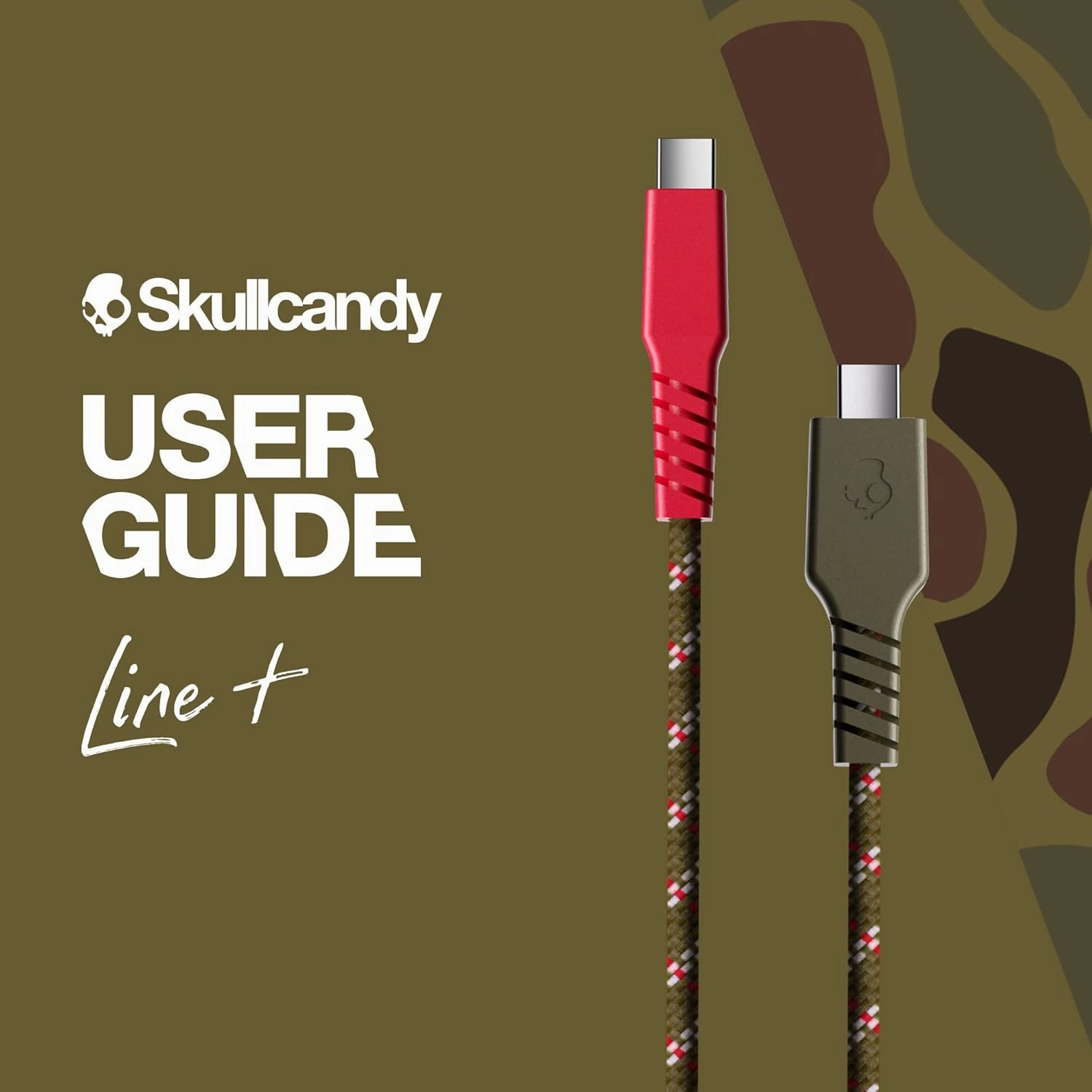 Skullcandy Line  Braided USB C Charger Cable, 60W USB C to USB C with Fast Charging for iPad/Mini/Pro/Air, Macbook Pro, Samsung Galaxy, Nintendo Switch and Laptops, 4ft - Standard Issue