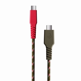 Skullcandy Line  Braided USB C Charger Cable, 60W USB C to USB C with Fast Charging for iPad/Mini/Pro/Air, Macbook Pro, Samsung Galaxy, Nintendo Switch and Laptops, 4ft - Standard Issue