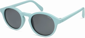 SOJOS Ocean Collection Polarized Retro Round Sunglasses for Women Men Recycled Fishing Net Frame Eco-friendly, Arctic Ocean