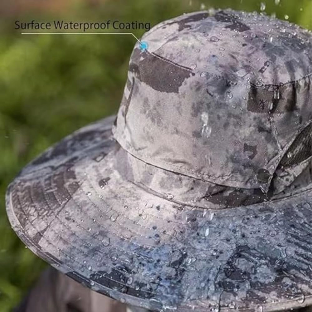 Solar Powered Fan Hat with 2 Removable Fans Wide Brim Sun Hat for Outdoor Fishing, Hiking Gardening, USB Solar Charging