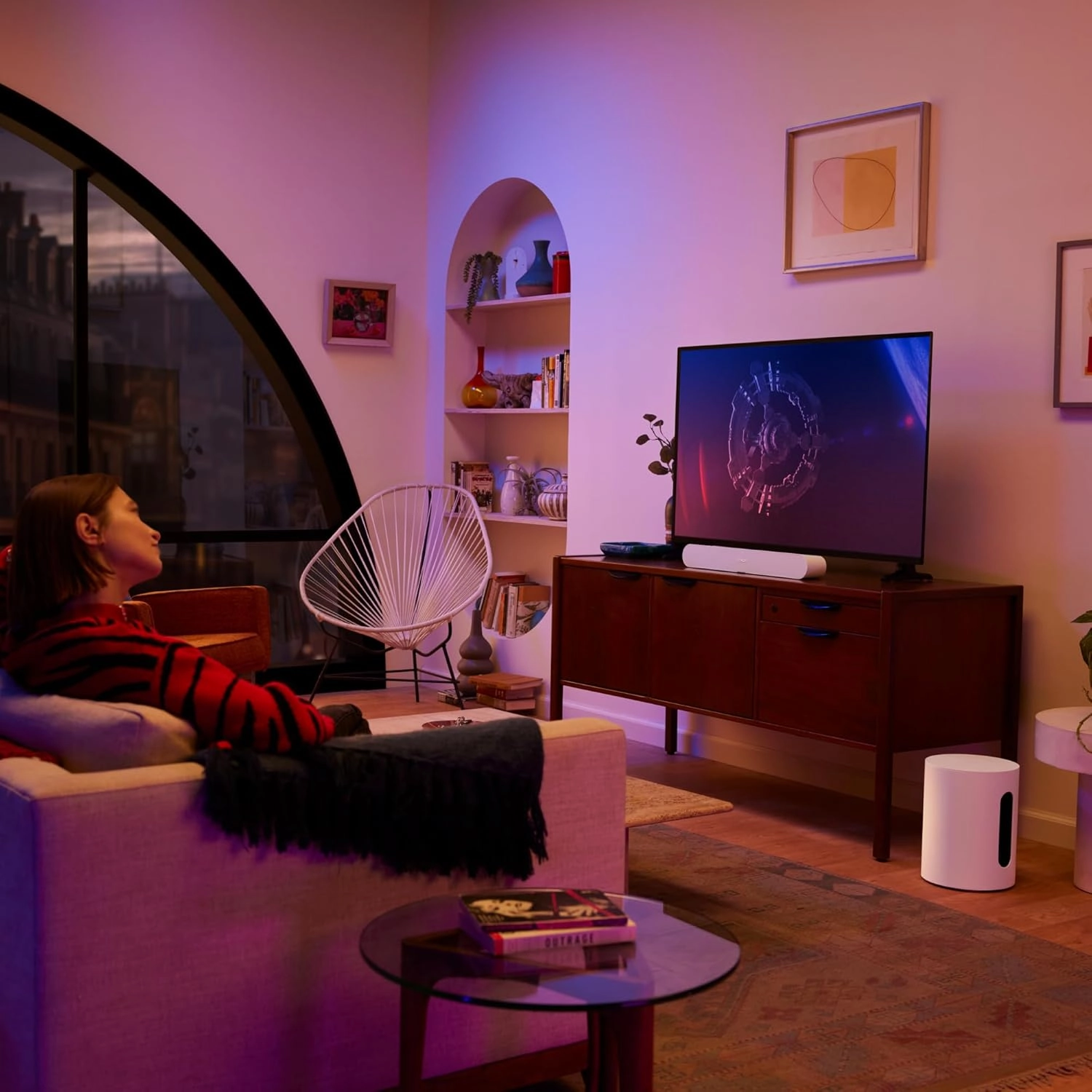 Sonos Sub Mini - White - Compact Wireless Subwoofer