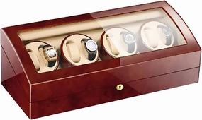 Spinner winding box Watch Winders - 8 9 Automatic Mechanical Watch Winder Transparent Cover Motor Shaker Watch Holder Display Jewelry Luxury Large Capacity Organizers Watch Box Quiet and well operated