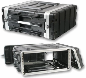 Stackable 17" Depth, 19" ABS Rack Flight Case (4U)