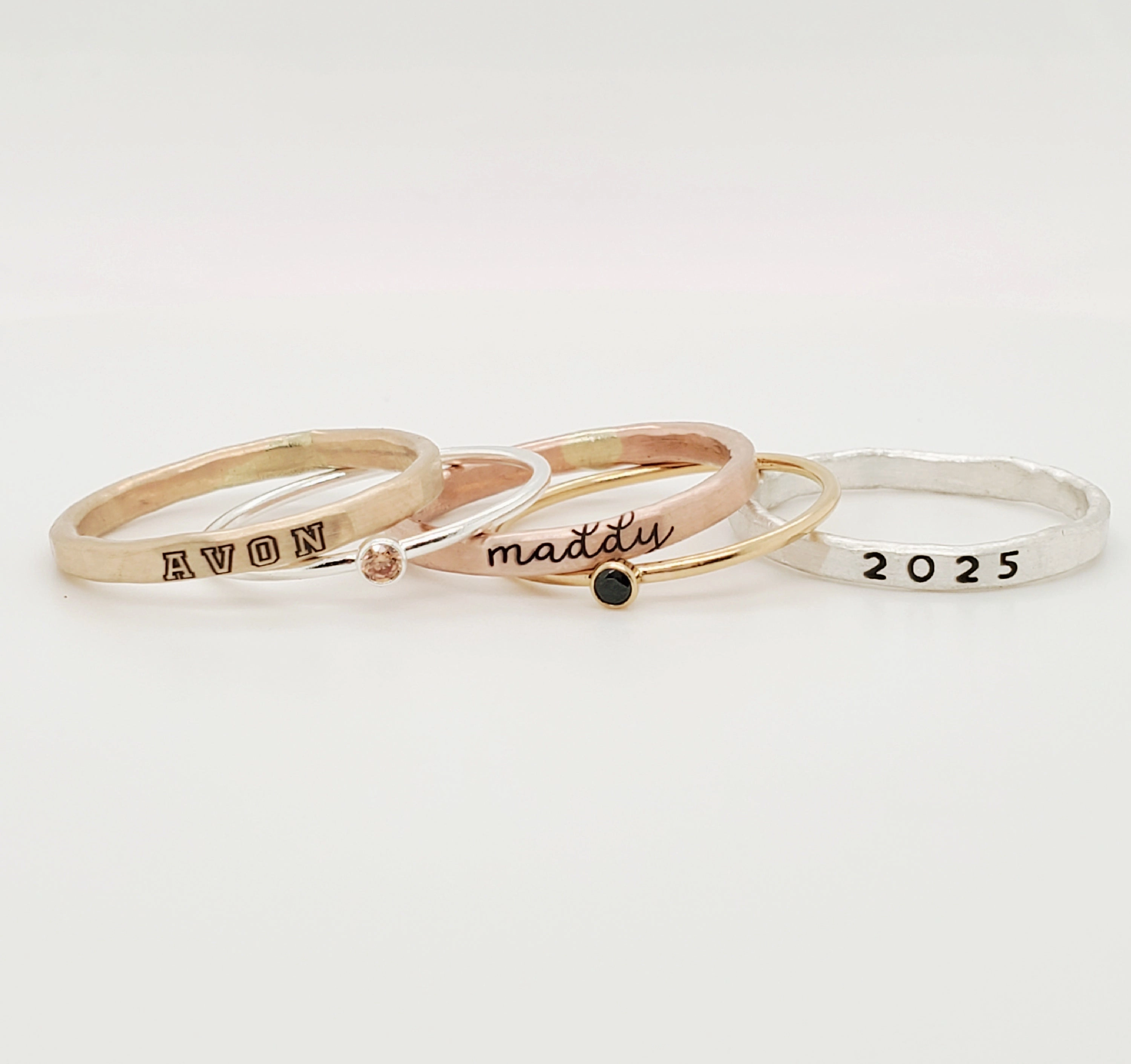 Stackable Class Ring Set