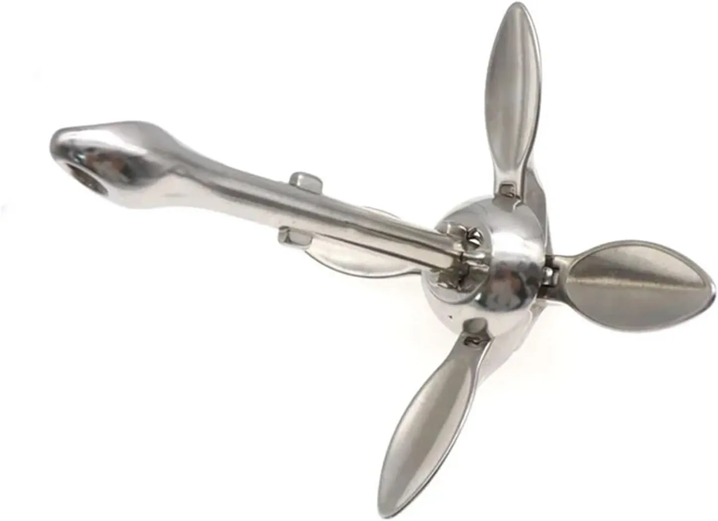 Stainless Steel Durable 1.5 KG/0.7KG Docking Hardware Boat Folding Grapnel Anchor for Boat Marine Yacht Deck Hardware Accessories