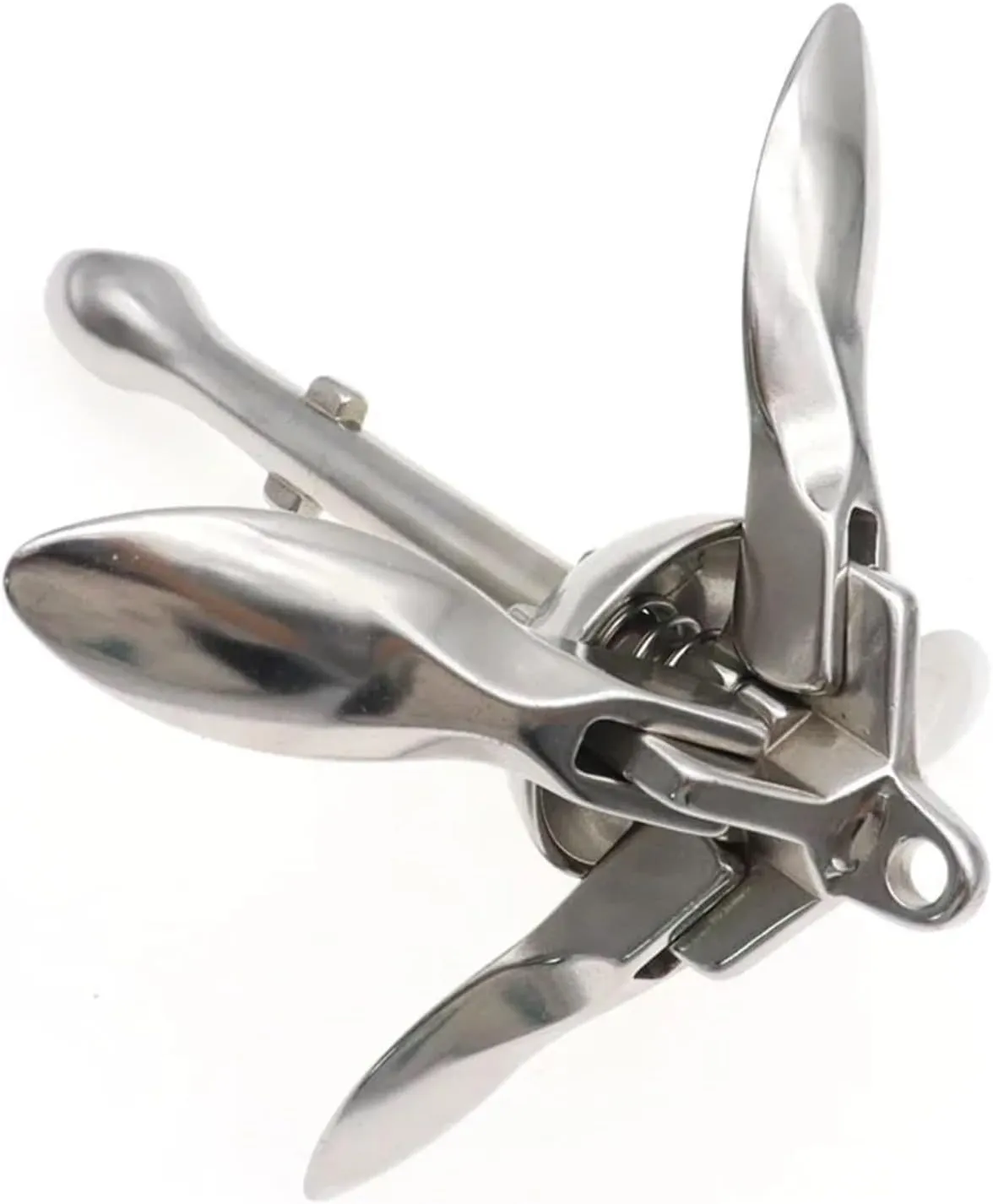 Stainless Steel Durable 1.5 KG/0.7KG Docking Hardware Boat Folding Grapnel Anchor for Boat Marine Yacht Deck Hardware Accessories