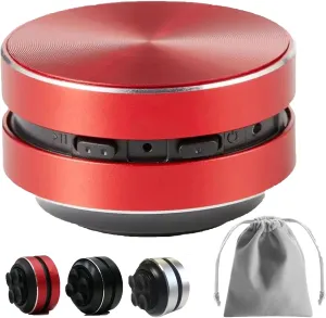 Stickatune Speaker, Portable Bluetooth Bone Conduction Speaker with Suction Cup, Wireless Mini Music Player, Waterproof Shower Sound Machine for Home,Outdoor,Travel (Red)