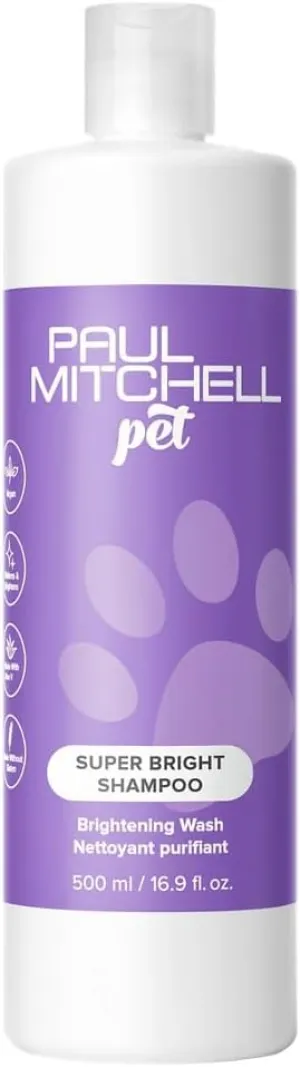 Super Bright Shampoo, Brightening Wash, Whitening Dog Shampoo, 16.9 fl. Oz