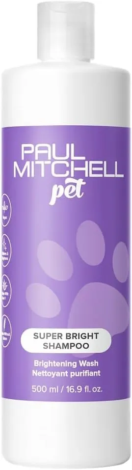 Super Bright Shampoo, Brightening Wash, Whitening Dog Shampoo, 16.9 fl. Oz