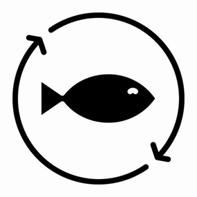 Sustainable Fishing Glyph Icon
