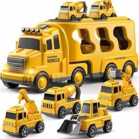 Suxing Toy Truck Set: Construction Fun for Ages 3-9