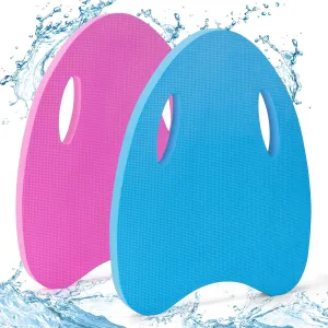 Swimming Kickboard for Kids - Swimming Training Aid Kickboard with Handrail Hole, Practising Swimming Kickboard for Beginners, Safety Swim Board Auxiliary for Children Summer Pool Party