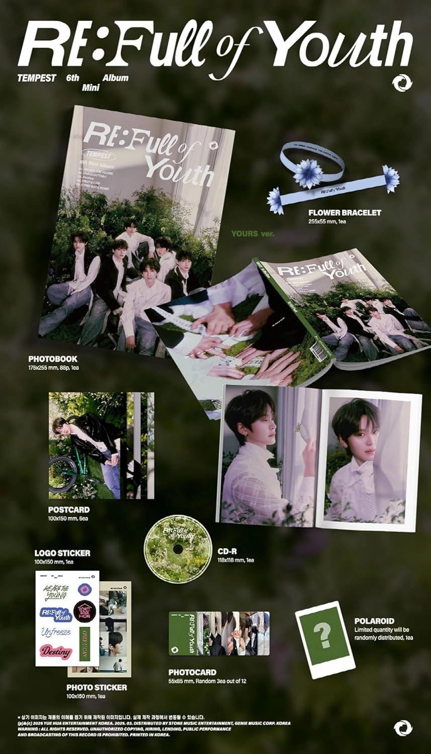 TEMPEST RE Full of Youth 5th Mini Album (Photobook - YOURS Ver.)