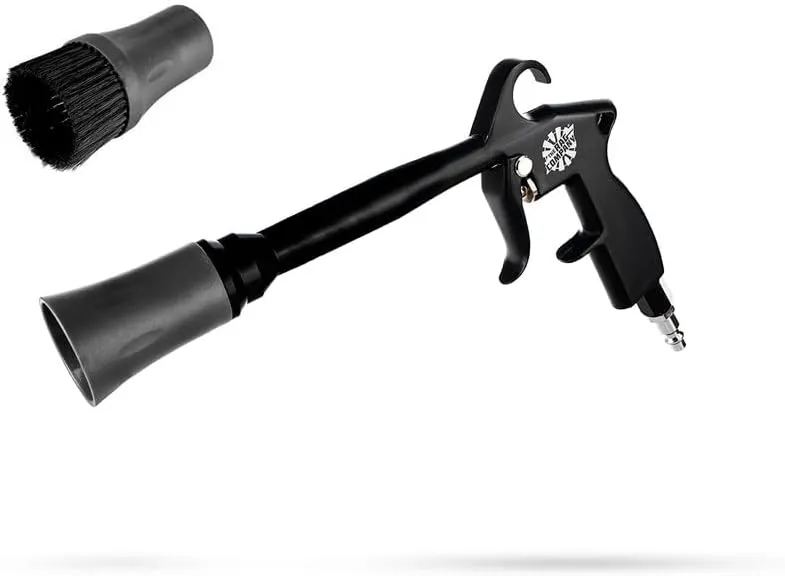The Rag Company - The Ultra Air Blaster (Version 2) – Lift and Blast Dirt and Debris Away for Interior Detailing; Durable and Ergonomic Metal Design; Trigger Operated