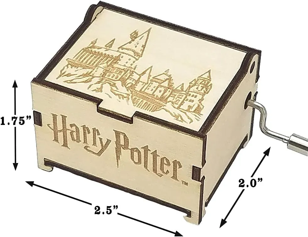 TheLaser'sEdge, Harry Potter Mini Music Box with Movies Hedwig's Theme, Gifts for Women, Men, Birthday, Christmas, Mother’s Day, Anniversary or Merchandise Decor - Sirius Black Ones Quote