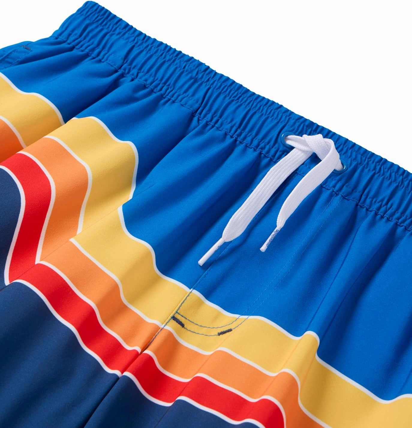Tipsy Elves Men's Stretch Swim Trunks 7 Inch Inseam 4-Way Stretch with Mesh Liner - Quick-Dry Funny Swimwear Bathing Suit