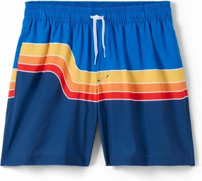 Tipsy Elves Men's Stretch Swim Trunks 7 Inch Inseam 4-Way Stretch with Mesh Liner - Quick-Dry Funny Swimwear Bathing Suit