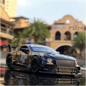 Toy car Model 1:32 for Continental GT Le Mans Alloy Racing Car Model Diecast Simulation Collection Toy Gift (Color : D4)