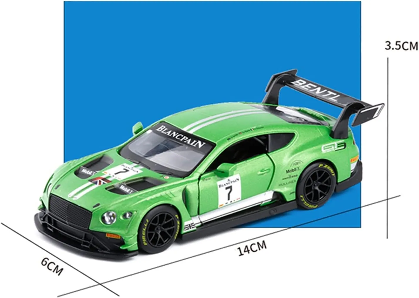 Toy car Model 1:32 for Continental GT Le Mans Alloy Racing Car Model Diecast Simulation Collection Toy Gift (Color : D4)