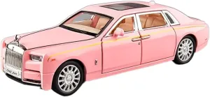 Toy car Model 1:32 for Rolls Royce Phantom Alloy Car Model Diecast Toy Simulation Sound Light Childrens Gift (Color : C3)