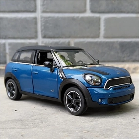 Toy car Model 1/24 for BMW Countryman Alloy Car Model Coopers Diecasts Collection Kids Toys Gift (Color : Blue)