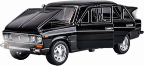 Toy car Model 1:24 for Lada Alloy Car Model Light Sound Effect Diecast Toys for Boys Birthday Gift Kids Toys (Color : Black)