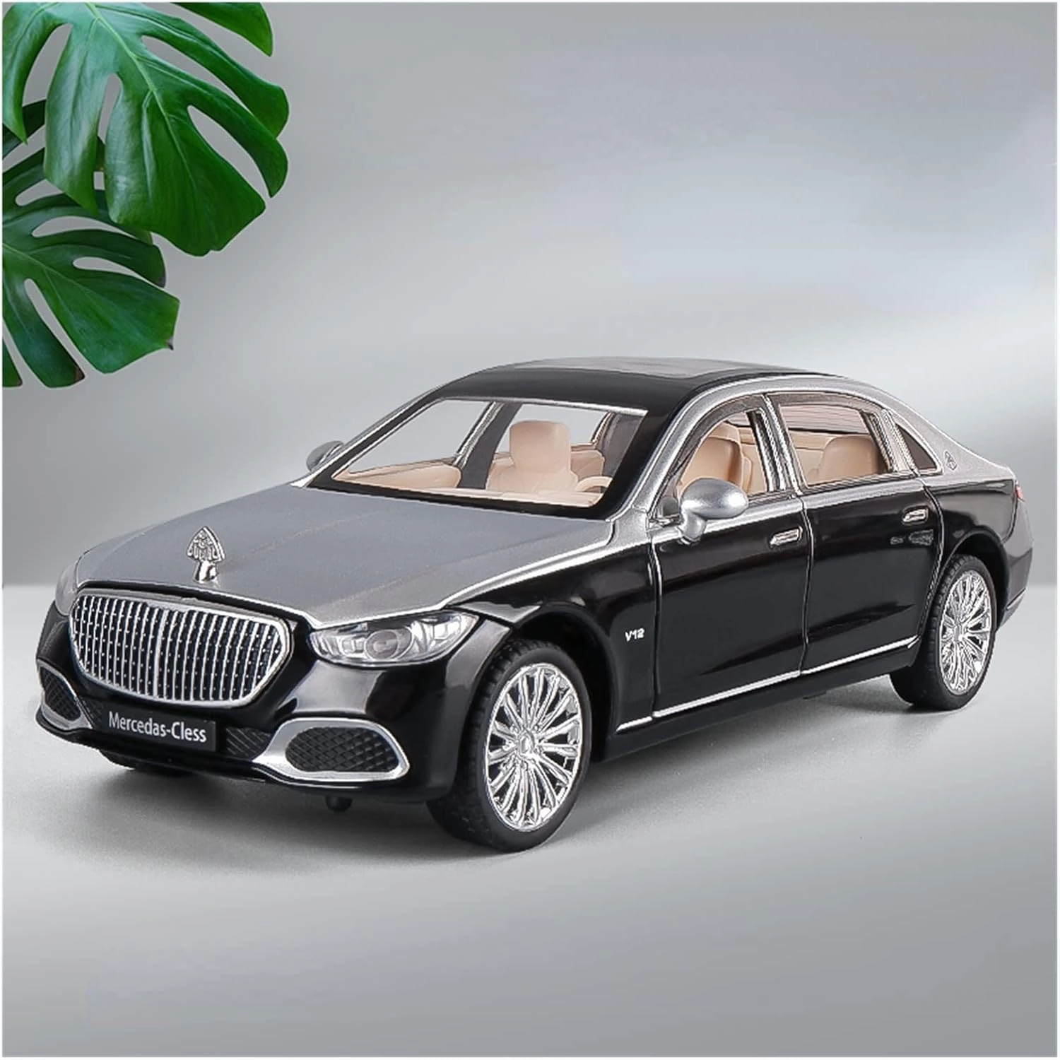 Toy car Model 1:24 for Maybach S680 Alloy Diecasts Car Model Collection Toy Boy Gift Toy Vehicles (Color : B2)
