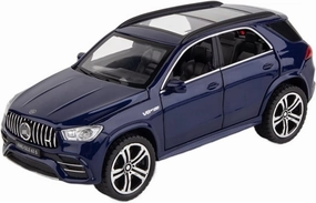 Toy car Model 1:32 for BenzsGLE GLE 63S Coupe Alloy Car Model Diecast Toy Vehicles Sound Light Kids Toy Gift (Color : Blue)
