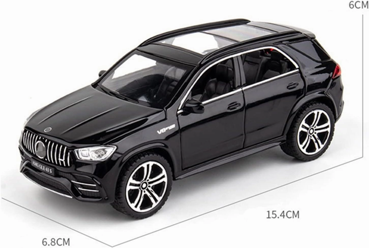 Toy car Model 1:32 for BenzsGLE GLE 63S Coupe Alloy Car Model Diecast Toy Vehicles Sound Light Kids Toy Gift (Color : Blue)