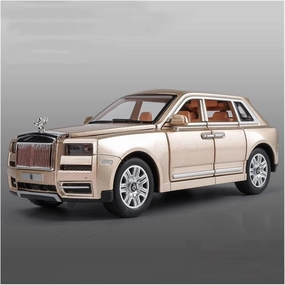 Toy car Model 1:32 for Rolls-Royce Cullinan Alloy Car Model Diecasts Toy Miniature Toys for Boy (Color : Gold)