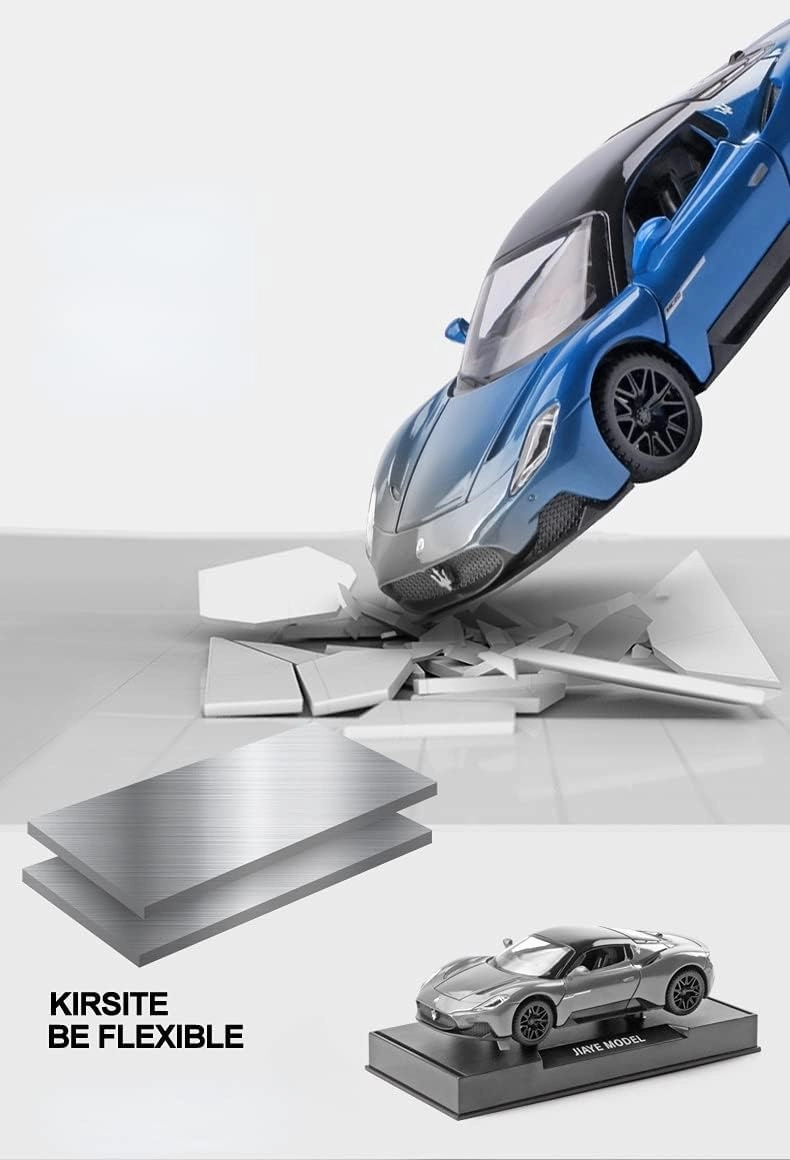 Toy car Model 1/32 Maserati MC20 Alloy Sports Car Model Diecast Children Toy Collection Miniauto Pullback (Color : Yellow)