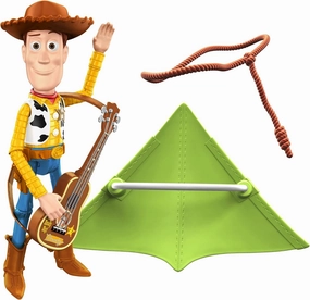 Toy Story 4 25th Anniversary Woody Figure in True to Movie Scale with Guitar, Lasso, Kite for Creative Play, Highly Posable, Collectible Adult and Kids Birthday Gift Ages 3 and Up