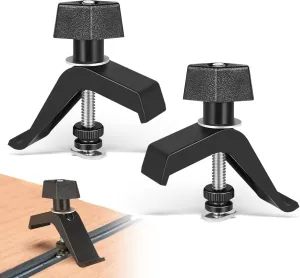 Track Clamps Compatible with Kreg KMA7520 – Replacement Clamping Kit for Clamp Trak, Accu-Cut, and Universal Trak Systems – 2-Pack