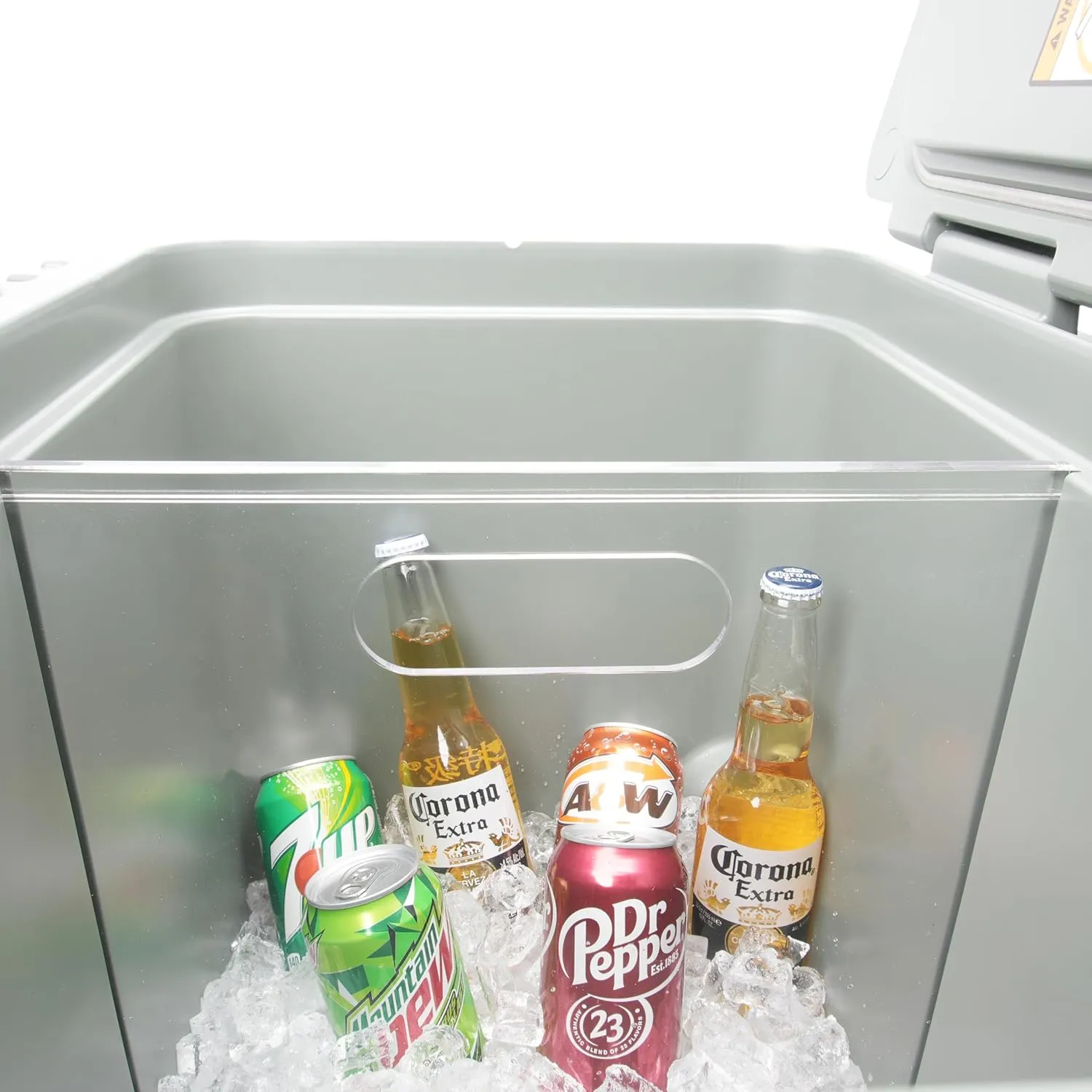 Transparent Acrylic Divider Compatible with YETI Roadie 48 & 60 Cooler Accessories, Cooler Organizer with High Visibility, Durable and Easy Clean, Designed for Camping and Outdoor