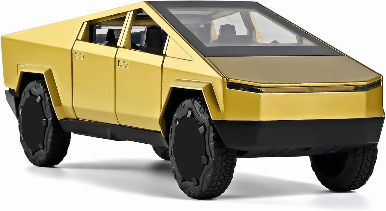 Trucks for Kids Toy Pickup Truck 1/32 Metal Toy Truck,Big Trucks for Toddlers 3-5,Die Cast Metal Model Truck,Pull Back Cars Toys with Light and Sound,Toy Trucks for Boys Age 4-7（Gold）