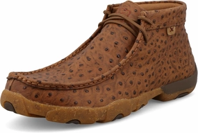 Twisted X Men's Chukka Driving Moc, Moc Toe, Cognac, 8 M