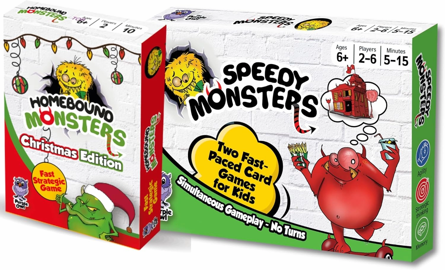 Two Unique, Family-Friendly Card Games for Kids and Adults, Strategy Card Game and a Fast-Paced Game | Fun Family Game Night | Travel & Camping Games for Kids 8-12 & Adults