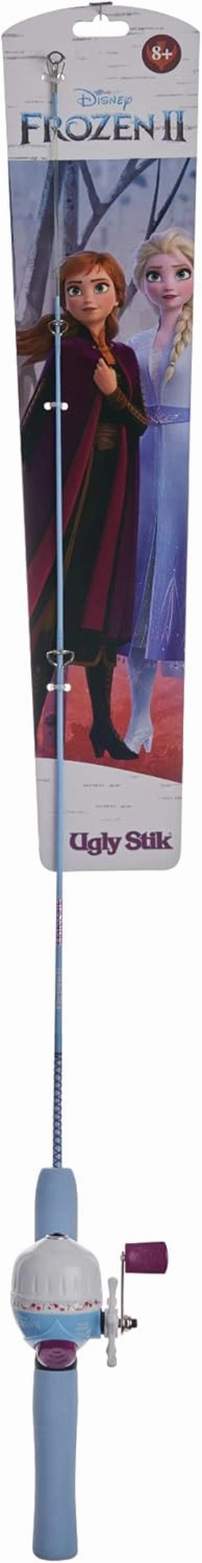 Ugly Stik Disney Frozen 3' Spincast Combo - Kids Fishing Combo, Rod and Reel Combo with Ugly Tech Construction, Size 5 Kid’s Fishing Reel, Lightweight Rod