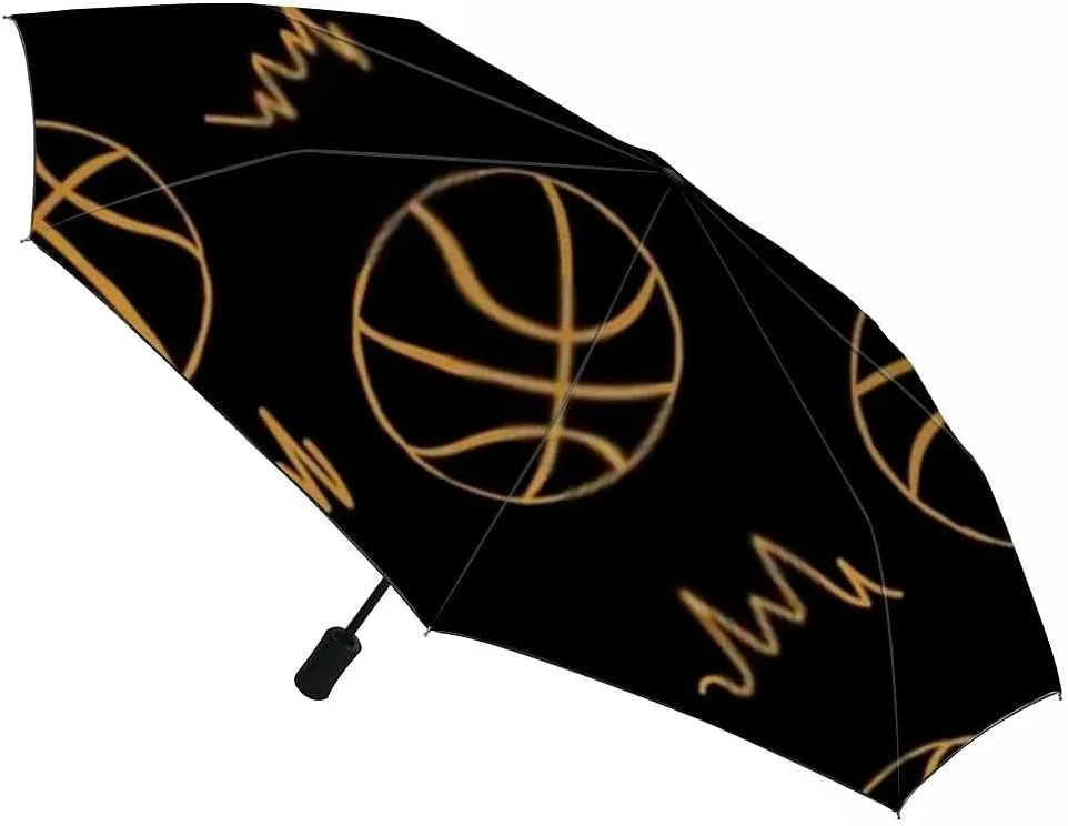Umbrella Windproof Travel Umbrella Geometric Shapes Linear Compact Rain Umbrellas Golf Umbrella Folding Parasol Automatic Open Close for Men Women