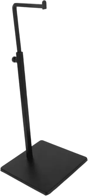 Veemoon Action Figure Stand: Adjustable Model Stand Black Doll Holder Collectible Support Base Bracket for Model Action Figure Base Display Black