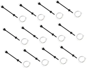 VICASKY 36pcs Model Lamp Street Light Decor for Railway Table Scenery Pe Material Compact Miniature Design Creative Building Accessories for Dollhouse and Landscapes