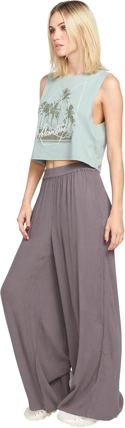 Volcom Women's Stoneshine Junki Wide Leg Beach Pant
