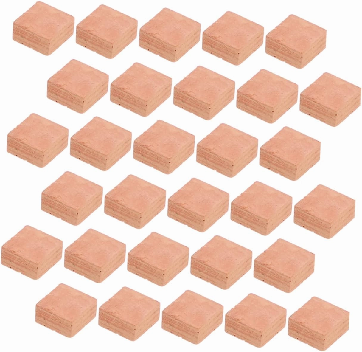 Wakauto 5sets DIY Miniature Bricks for Crafts Mini Sets Sets Mini Cement Bricks 40pcs*5